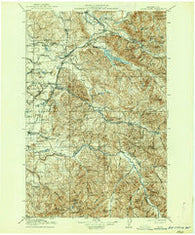 Cedar Lake Washington Historical topographic map, 1:125000 scale, 30 X 30 Minute, Year 1913