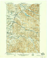 Cedar Lake Washington Historical topographic map, 1:125000 scale, 30 X 30 Minute, Year 1913