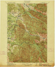 Cedar Lake Washington Historical topographic map, 1:125000 scale, 30 X 30 Minute, Year 1913