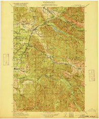 Cedar Lake Washington Historical topographic map, 1:125000 scale, 30 X 30 Minute, Year 1913