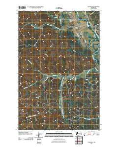 Cedarville Washington Historical topographic map, 1:24000 scale, 7.5 X 7.5 Minute, Year 2011