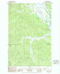 Cedarville Washington Historical topographic map, 1:24000 scale, 7.5 X 7.5 Minute, Year 1986