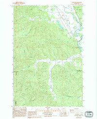 Cedarville Washington Historical topographic map, 1:24000 scale, 7.5 X 7.5 Minute, Year 1986