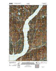 Cedonia Washington Historical topographic map, 1:24000 scale, 7.5 X 7.5 Minute, Year 2011
