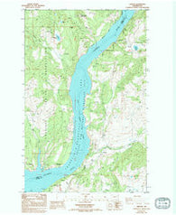 Cedonia Washington Historical topographic map, 1:24000 scale, 7.5 X 7.5 Minute, Year 1985