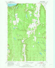 Center Washington Historical topographic map, 1:24000 scale, 7.5 X 7.5 Minute, Year 1953