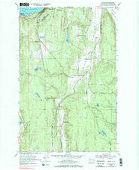 Center Washington Historical topographic map, 1:24000 scale, 7.5 X 7.5 Minute, Year 1953