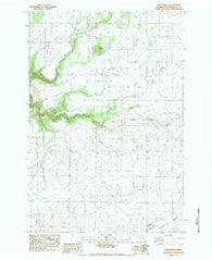 Centerville Washington Historical topographic map, 1:24000 scale, 7.5 X 7.5 Minute, Year 1983