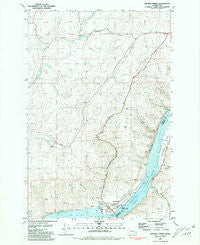 Central Ferry Washington Historical topographic map, 1:24000 scale, 7.5 X 7.5 Minute, Year 1981