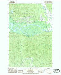Central Park Washington Historical topographic map, 1:24000 scale, 7.5 X 7.5 Minute, Year 1986