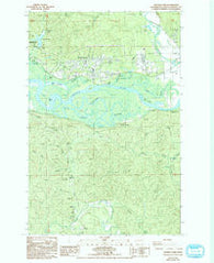 Central Park Washington Historical topographic map, 1:24000 scale, 7.5 X 7.5 Minute, Year 1986
