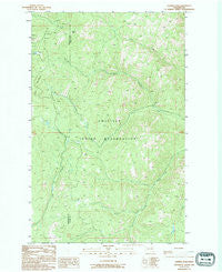 Central Peak Washington Historical topographic map, 1:24000 scale, 7.5 X 7.5 Minute, Year 1986