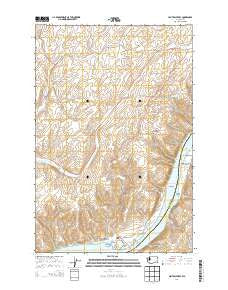 Central Ferry Washington Current topographic map, 1:24000 scale, 7.5 X 7.5 Minute, Year 2014