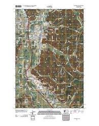Centralia Washington Historical topographic map, 1:24000 scale, 7.5 X 7.5 Minute, Year 2011