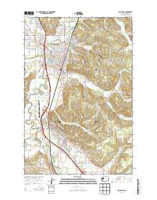 Centralia Washington Current topographic map, 1:24000 scale, 7.5 X 7.5 Minute, Year 2014