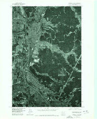 Centralia NW Washington Historical topographic map, 1:24000 scale, 7.5 X 7.5 Minute, Year 1975