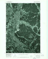 Centralia NW Washington Historical topographic map, 1:24000 scale, 7.5 X 7.5 Minute, Year 1975