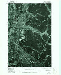 Centralia Washington Historical topographic map, 1:24000 scale, 7.5 X 7.5 Minute, Year 1975