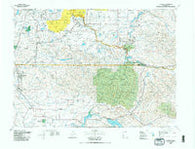 Centralia Washington Historical topographic map, 1:100000 scale, 30 X 60 Minute, Year 1980