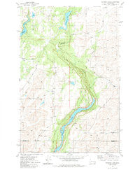 Chapman Lake Washington Historical topographic map, 1:24000 scale, 7.5 X 7.5 Minute, Year 1980