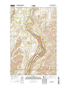 Chapman Lake Washington Current topographic map, 1:24000 scale, 7.5 X 7.5 Minute, Year 2014