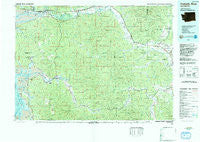 Chehalis River Washington Historical topographic map, 1:100000 scale, 30 X 60 Minute, Year 1992