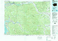 Chehalis River Washington Historical topographic map, 1:100000 scale, 30 X 60 Minute, Year 1992