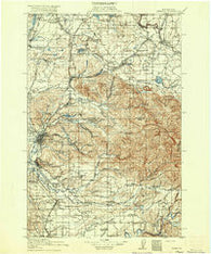 Chehalis Washington Historical topographic map, 1:125000 scale, 30 X 30 Minute, Year 1916