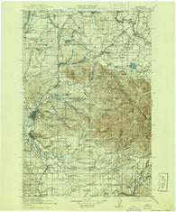 Chehalis Washington Historical topographic map, 1:125000 scale, 30 X 30 Minute, Year 1916