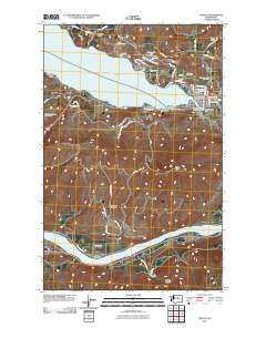 Chelan Washington Historical topographic map, 1:24000 scale, 7.5 X 7.5 Minute, Year 2011