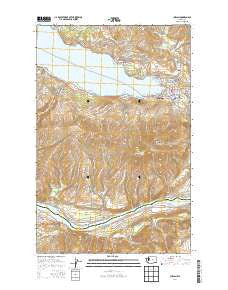 Chelan Washington Current topographic map, 1:24000 scale, 7.5 X 7.5 Minute, Year 2014