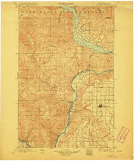 Chelan Washington Historical topographic map, 1:125000 scale, 30 X 30 Minute, Year 1901