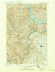Chelan Washington Historical topographic map, 1:125000 scale, 30 X 30 Minute, Year 1901