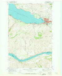 Chelan Washington Historical topographic map, 1:24000 scale, 7.5 X 7.5 Minute, Year 1968