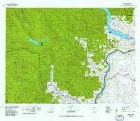 Chelan Washington Historical topographic map, 1:100000 scale, 30 X 60 Minute, Year 1975