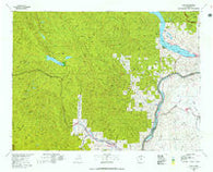 Chelan Washington Historical topographic map, 1:100000 scale, 30 X 60 Minute, Year 1975