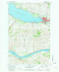 Chelan Washington Historical topographic map, 1:24000 scale, 7.5 X 7.5 Minute, Year 1968