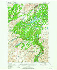 Cheney Washington Historical topographic map, 1:62500 scale, 15 X 15 Minute, Year 1954
