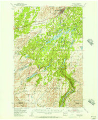Cheney Washington Historical topographic map, 1:62500 scale, 15 X 15 Minute, Year 1954
