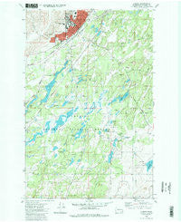 Cheney Washington Historical topographic map, 1:24000 scale, 7.5 X 7.5 Minute, Year 1980