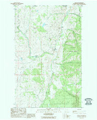 Chesaw Washington Historical topographic map, 1:24000 scale, 7.5 X 7.5 Minute, Year 1988