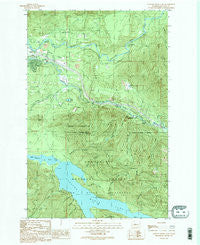 Chester Morse Lake Washington Historical topographic map, 1:24000 scale, 7.5 X 7.5 Minute, Year 1989