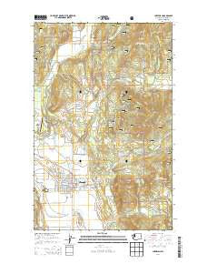 Chewelah Washington Current topographic map, 1:24000 scale, 7.5 X 7.5 Minute, Year 2014