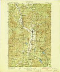 Chewelah Washington Historical topographic map, 1:125000 scale, 30 X 30 Minute, Year 1930
