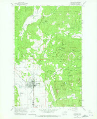 Chewelah Washington Historical topographic map, 1:24000 scale, 7.5 X 7.5 Minute, Year 1964