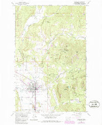 Chewelah Washington Historical topographic map, 1:24000 scale, 7.5 X 7.5 Minute, Year 1964