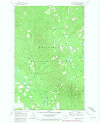 Chikamin Creek Washington Historical topographic map, 1:24000 scale, 7.5 X 7.5 Minute, Year 1968