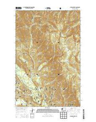 Chikamin Creek Washington Current topographic map, 1:24000 scale, 7.5 X 7.5 Minute, Year 2014