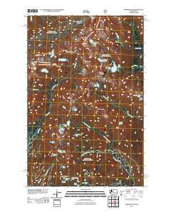 Chikamin Peak Washington Historical topographic map, 1:24000 scale, 7.5 X 7.5 Minute, Year 2011
