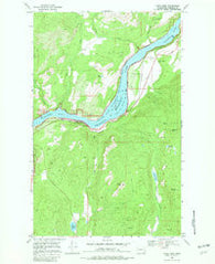 China Bend Washington Historical topographic map, 1:24000 scale, 7.5 X 7.5 Minute, Year 1969